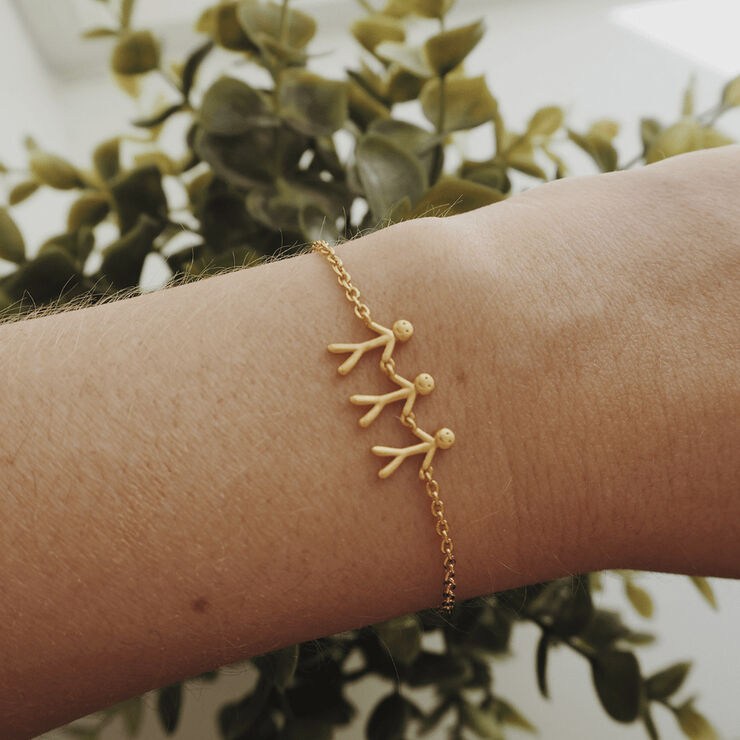 ByBiehl Together Family 3 bracelet - GP Guld