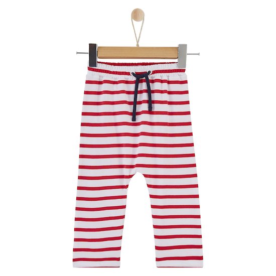 T-shirt + pantalon Blue Garden   Bleu/Rouge        de               P'tit bisou