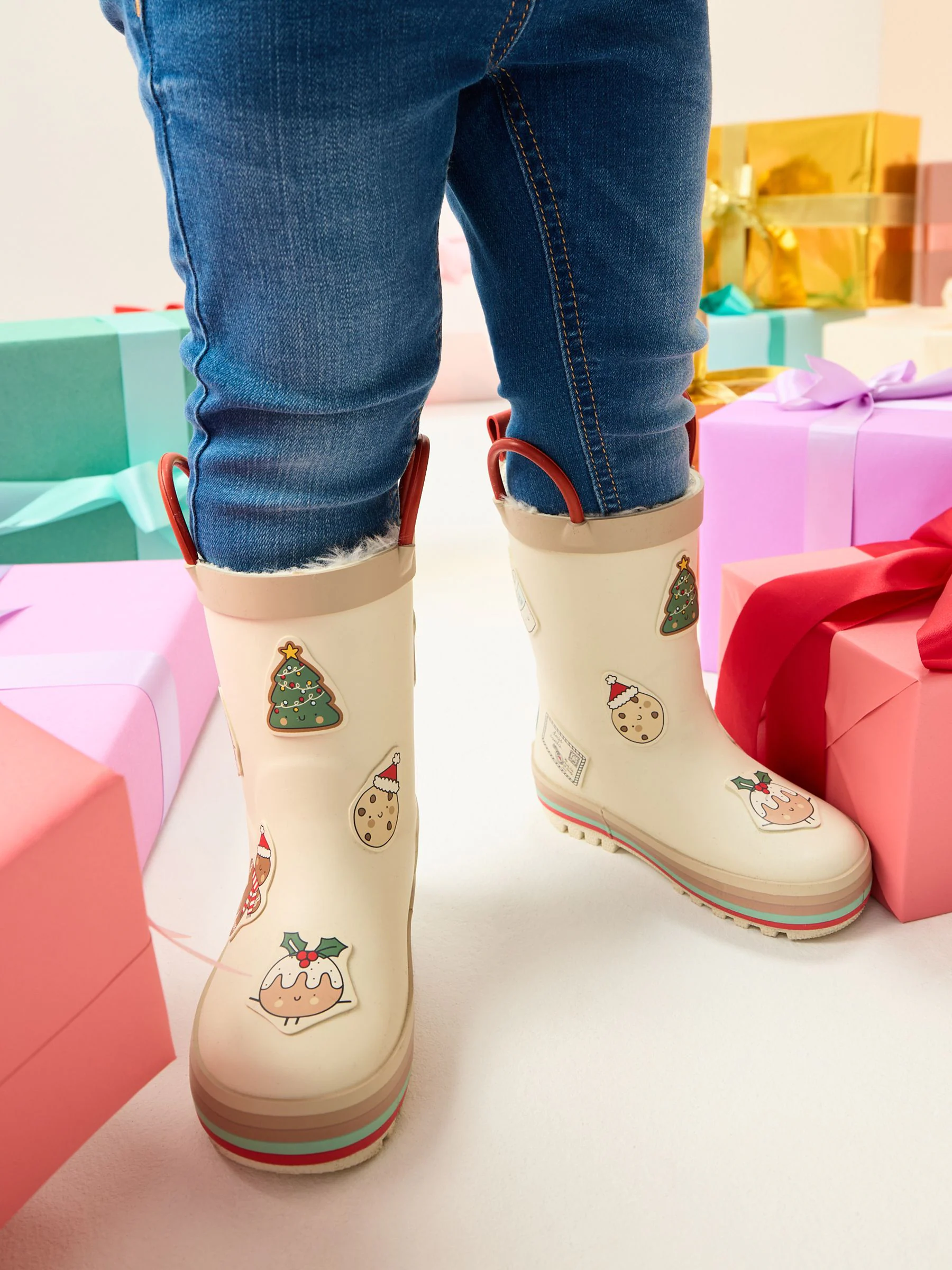 Neutrale kerst - Laarzen met handgreep