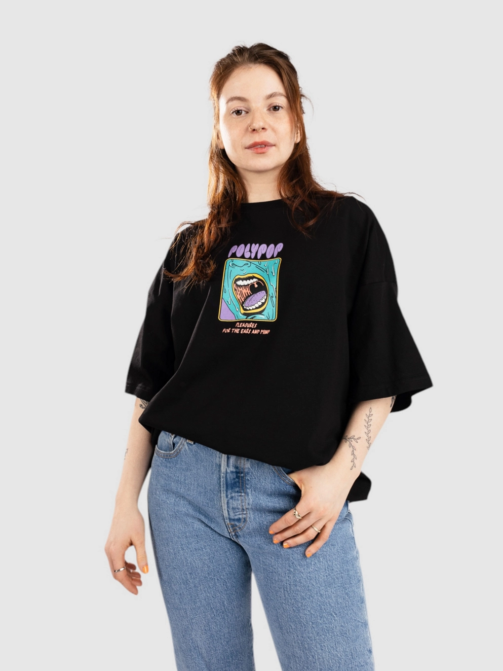 Polypop Shout T-Shirt black