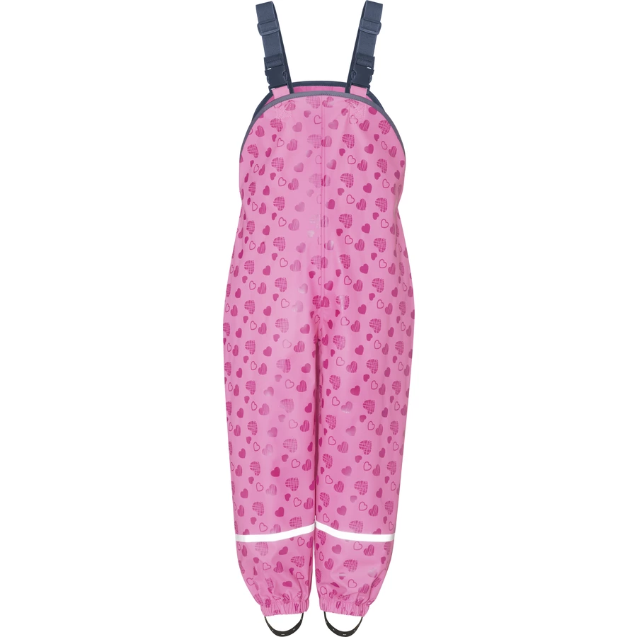Playshoes Regenlatzhose Herzchen pink