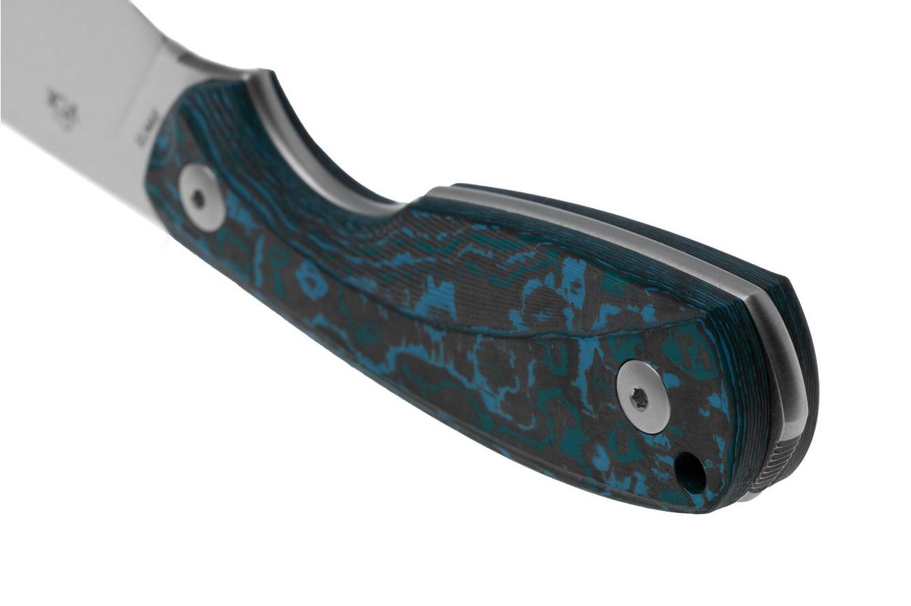Viper Lille 1 VT4022FCA  Satin Elmax, Carbon Fiber Arctic Storm, vaststaand mes, Jesper Voxnaes design