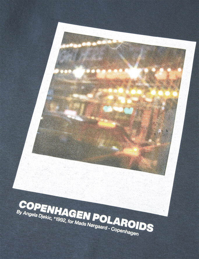 Mads Nørgaard - Copenhagen Standard Crew Poloroide Sweat Blå