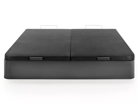 Sommier coffre 180 x 200 cm - Noir mat - HESTIA de YSMÉE