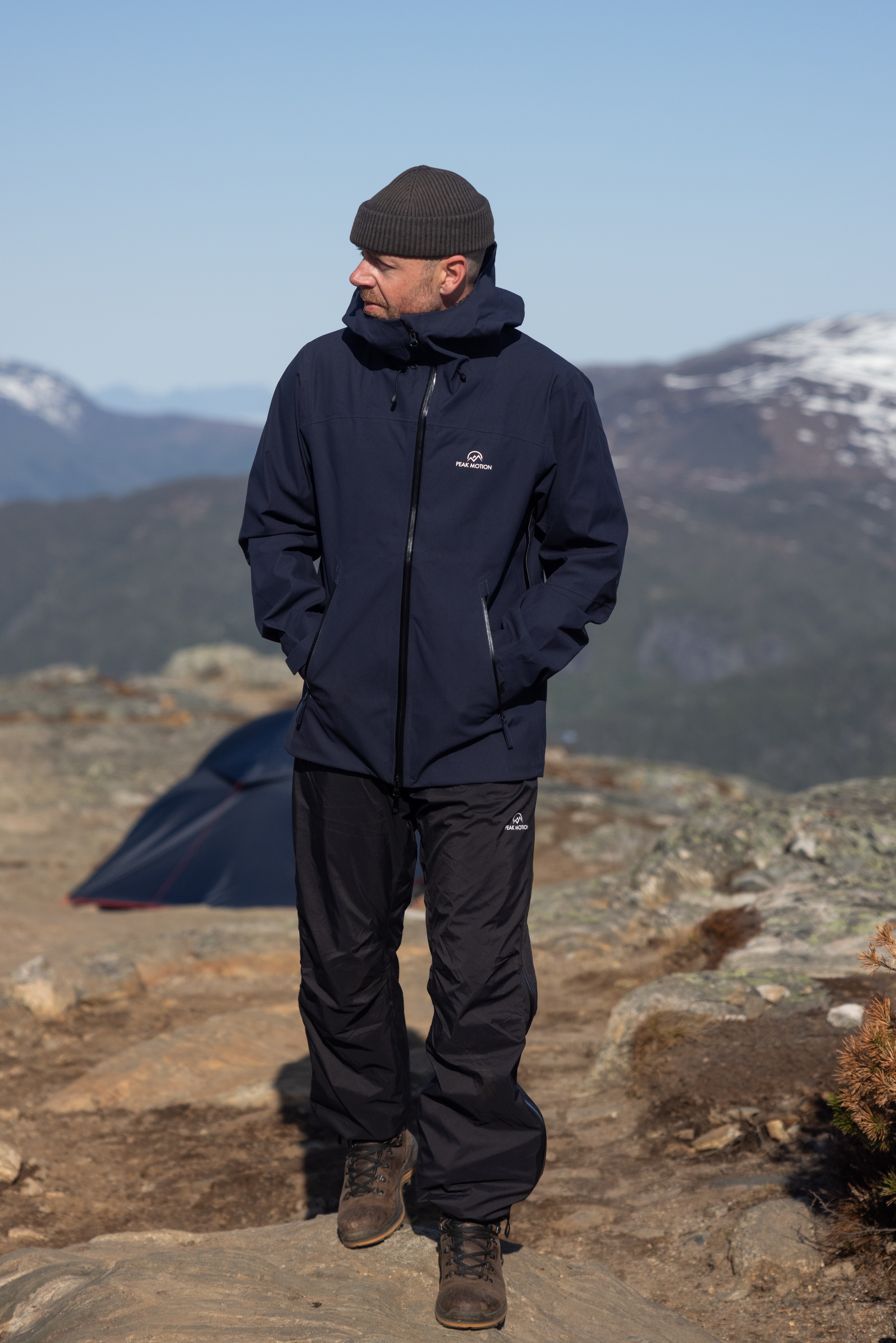 Peak Motion Stetind 3L Full Zip Skallbukse, Herre<br>15 000mm vannsøyle