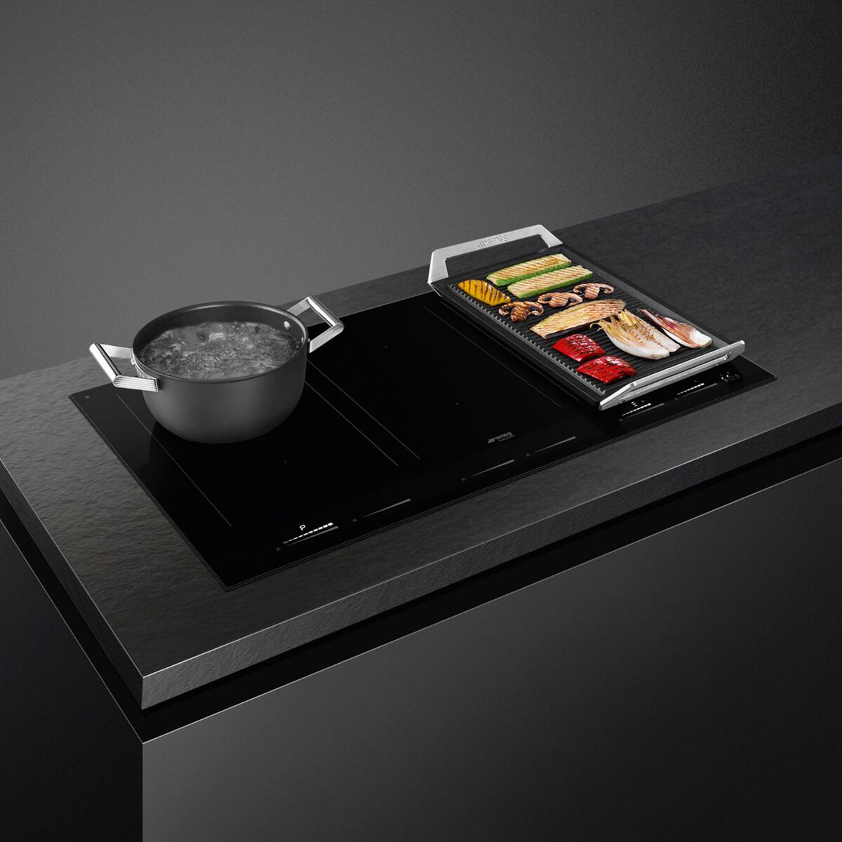 SIM1964D Linea induksjonstopp 90 cm, svart