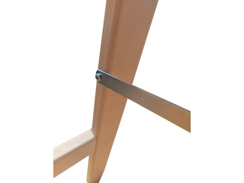 Holz Zollhaus Bockleiter aus Buche 90 x 80 cm, Naturfarben Arbeitsbock