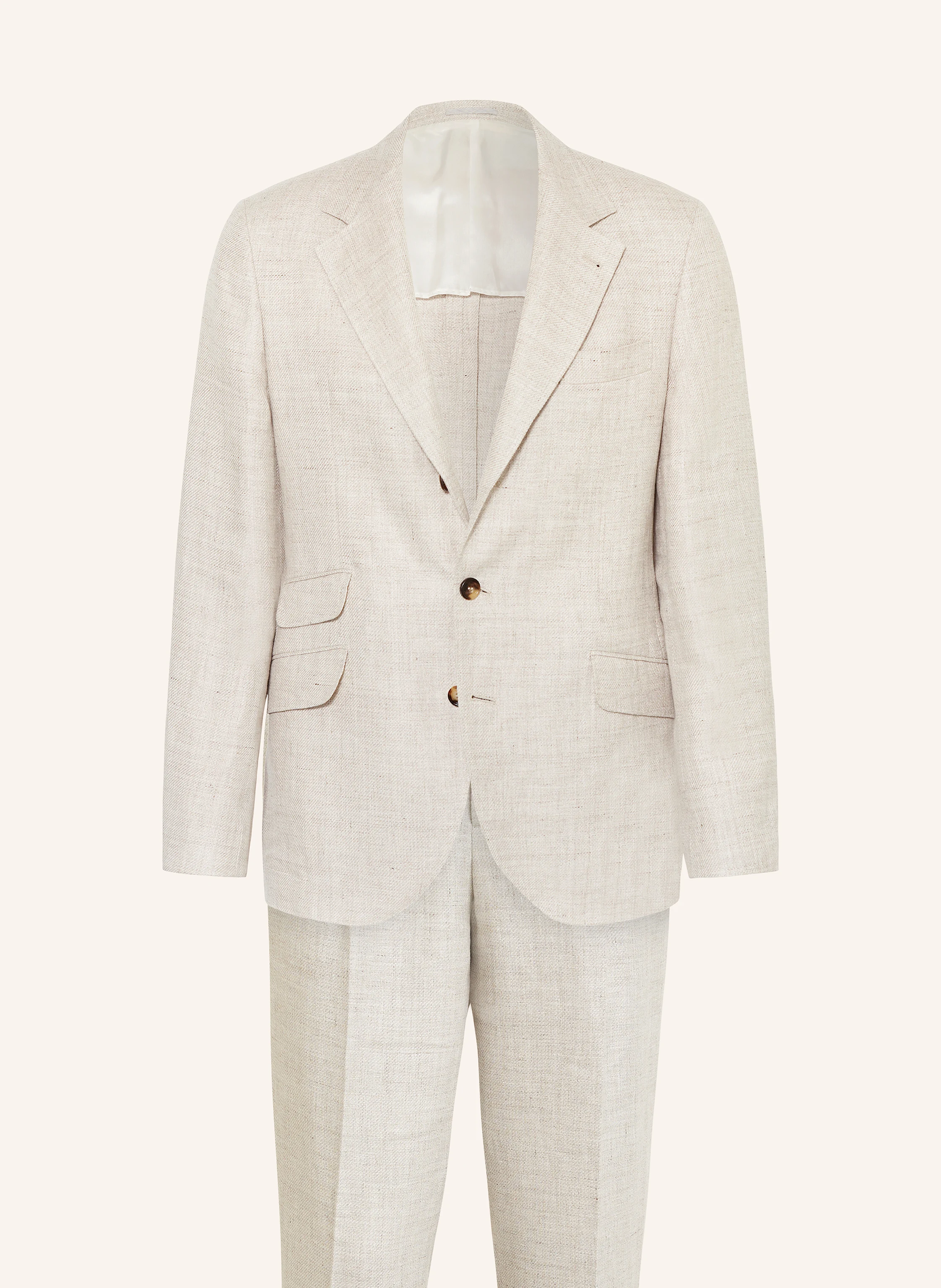 BRUNELLO CUCINELLI Anzug Slim Fit mit Leinen