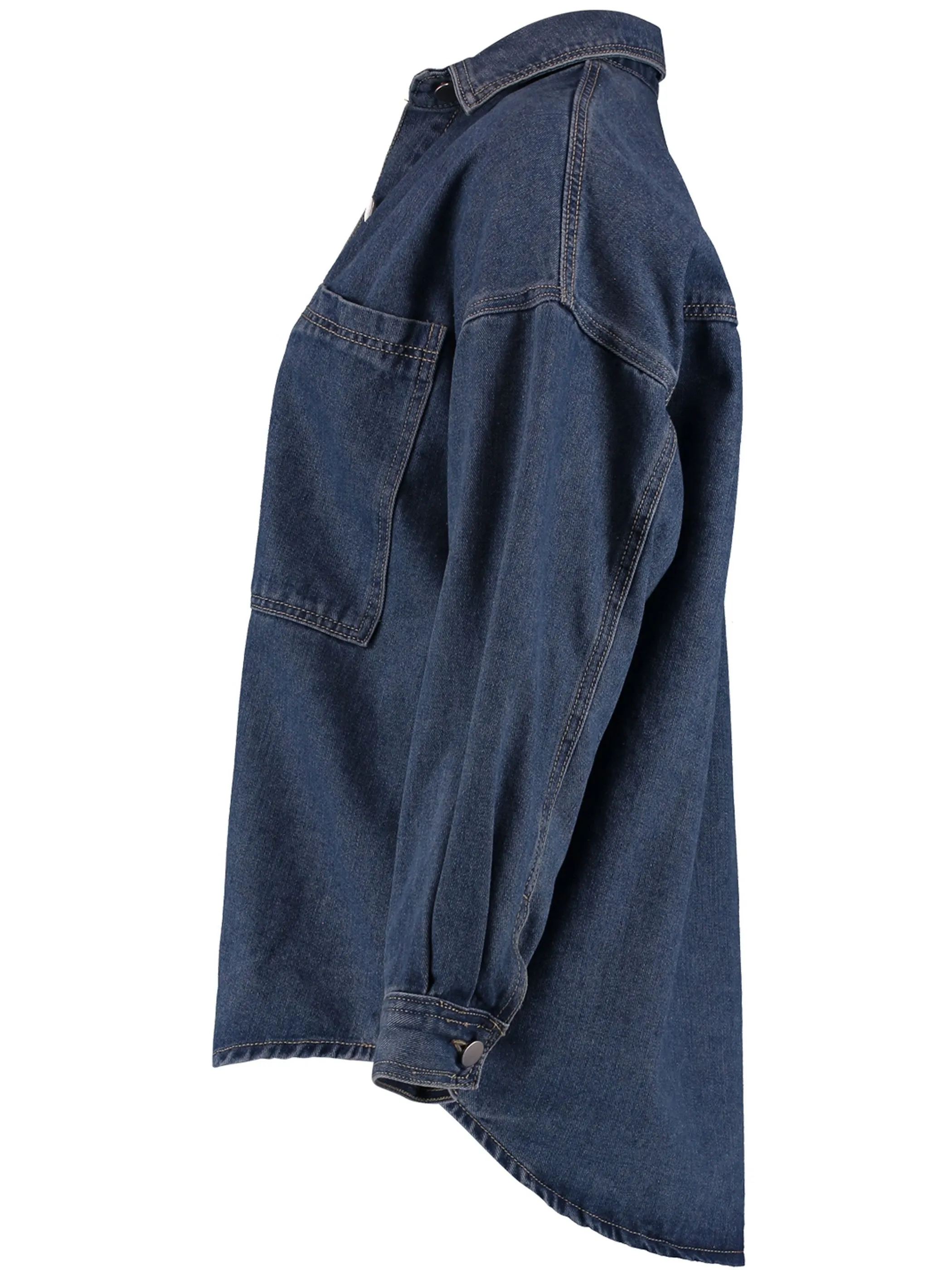 Hailys YAM-2403022 LS C BL DE44MINA Jeanshemd