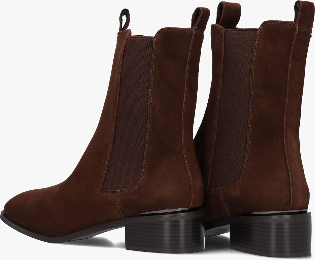 bruine stefano lauran chelsea boots botin plano