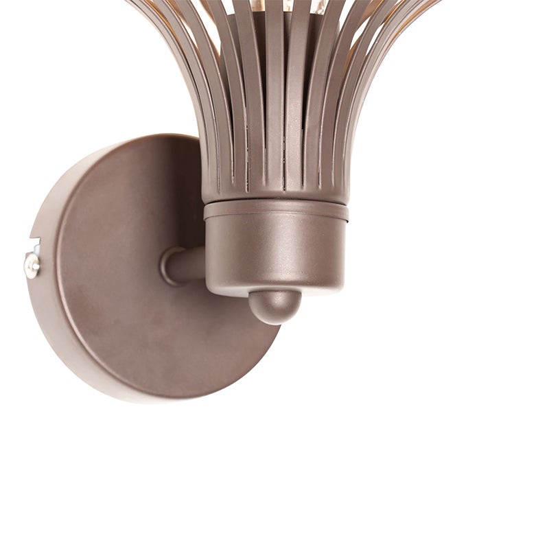 Moderne bruine wandlamp - Saffier