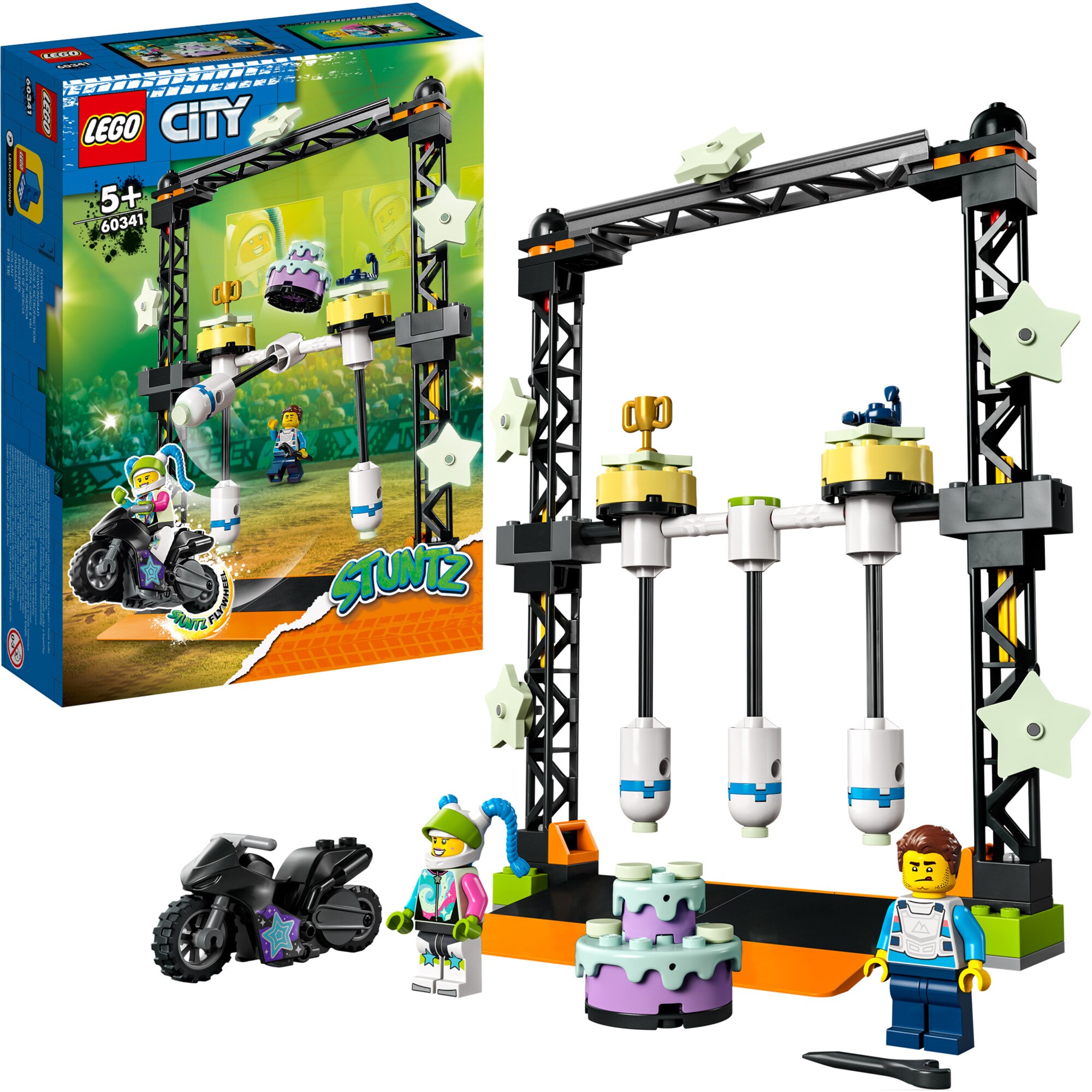 LEGO Konstruktionsspielzeug City Stuntz Umstoß-Challenge