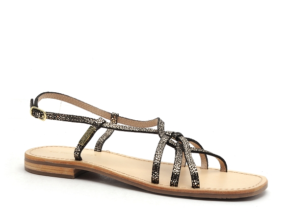 Les tropeziennes nu pieds plats femme hudon f noir