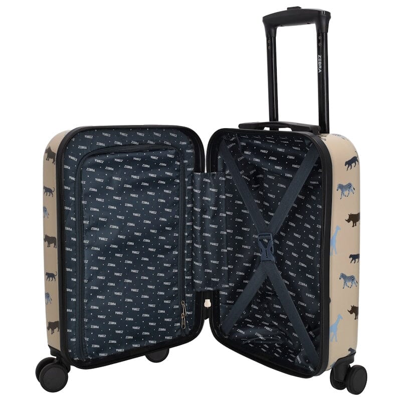 Zebra Trend Kinderkoffer Camel