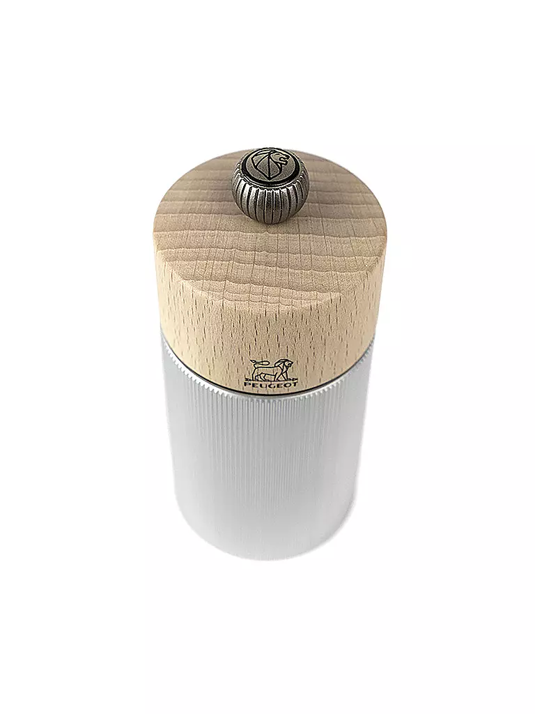 PEUGEOT Pfeffermühle 18cm LINE Alu / Buche - Natur beige