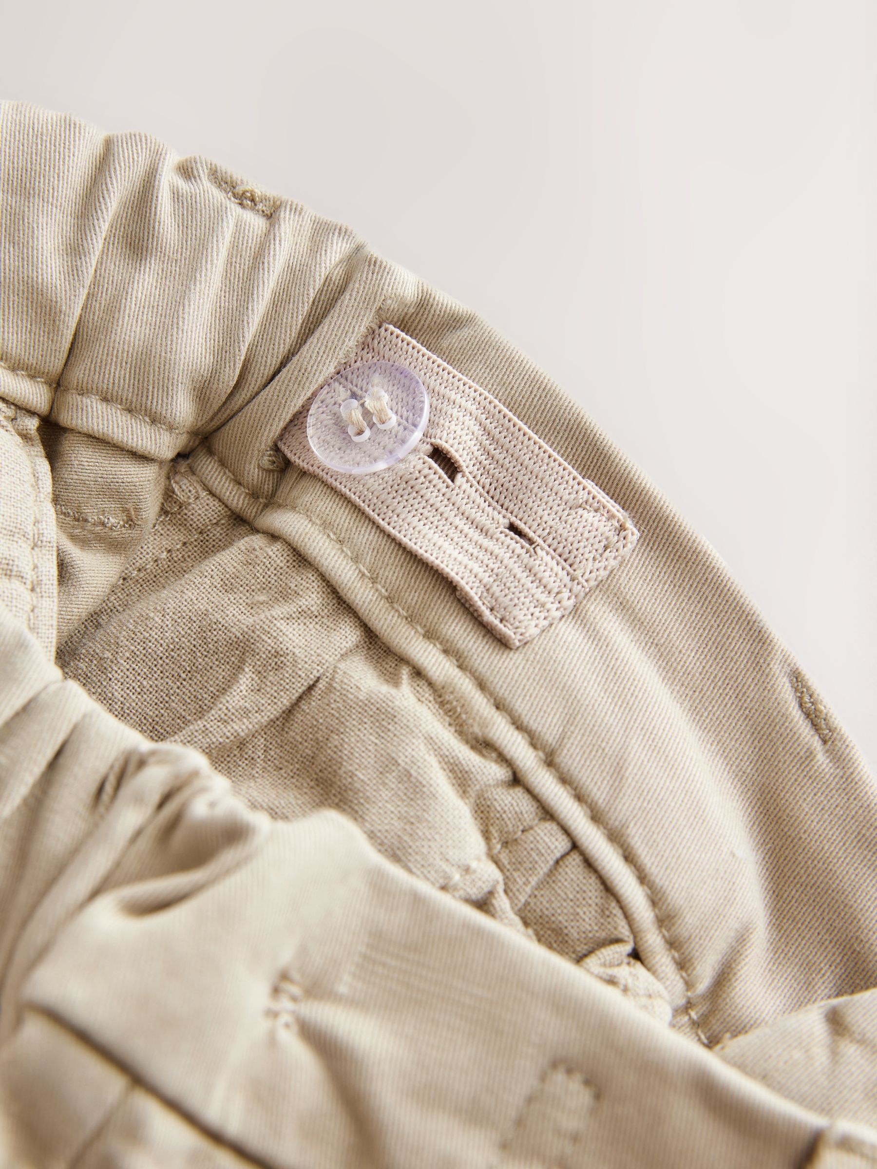 Pastelgeel - Stretch Chino Broek (3mnd-7jr)