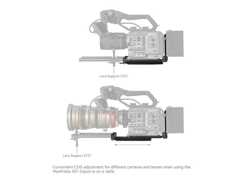 Smallrig Digitalkamera-Akku V-Mount Akku-Montageplatten-Kit Montageplatten-Kit für Filmkameras