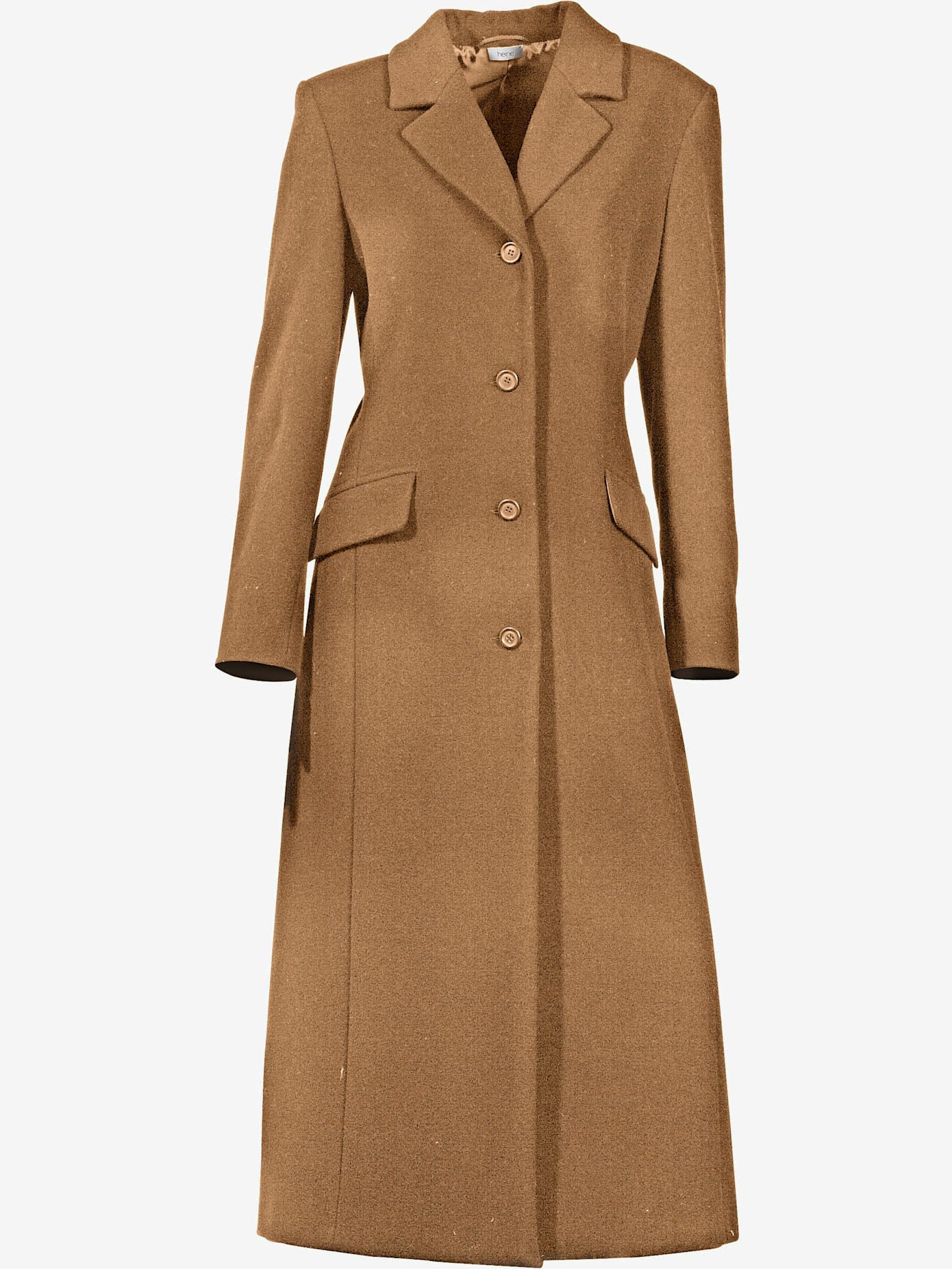 Manteau blazer coupe longue classique