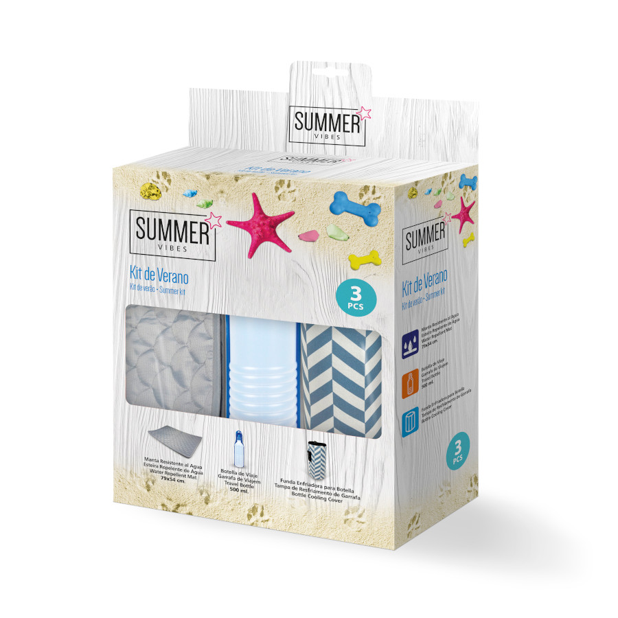 Kit de viagem refrescante Summer Vibes para cães