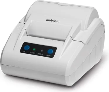 Safescan TP-230 - Etiketprinter - termisk linje - Rulle (5,8 cm) - 203 dpi - op til 60 mm/sek. - USB, seriel - sort