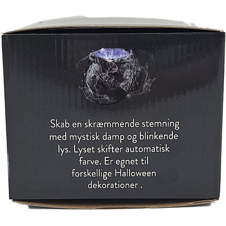 Halloween røggryde 10 cm - Sort