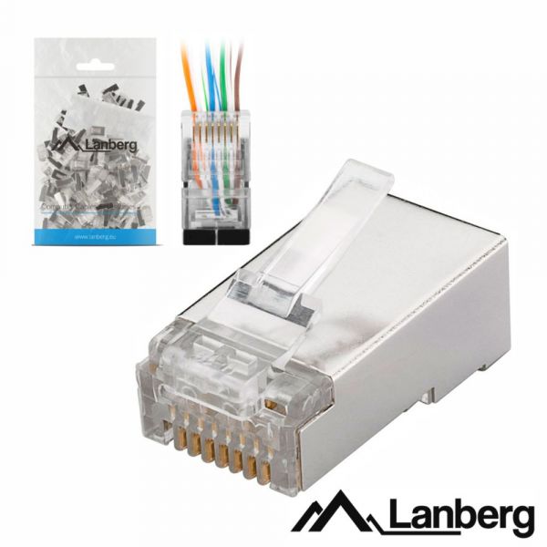 Ficha RJ45 Modular 8p8c CAT6 Passante PLS-6000EZ - PLS-6000EZ
