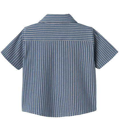 Name It Hemd k/ä - NbmHelmar - Blue Mirage