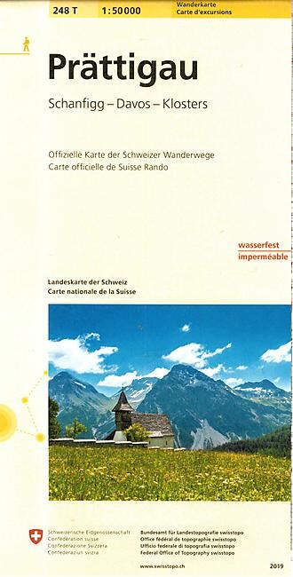 BUNDESAMT - 248T PRATTIGAU ECHELLE 1 50 000
