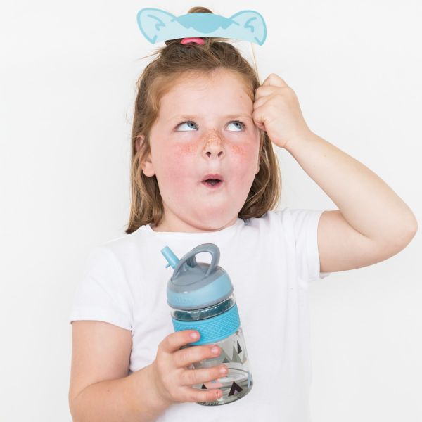 Nuby 2-in-1 drinkbeker Blauw / Grijs