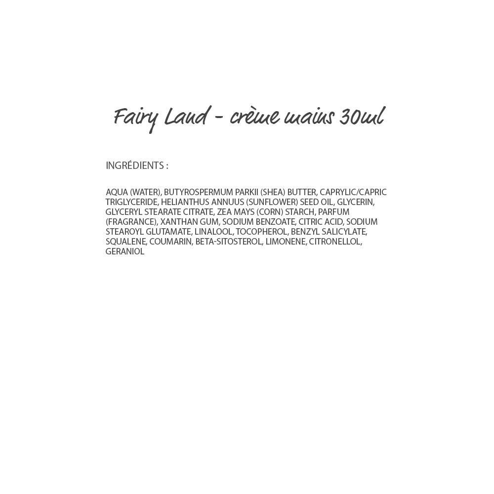 Fairy land Crème mains et ongles hydratante 30ml
