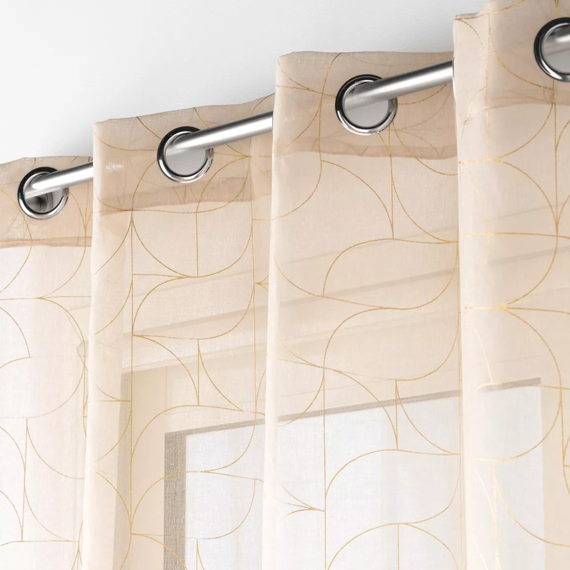 Voilage œillets (140 x 280 cm) Louxor Beige