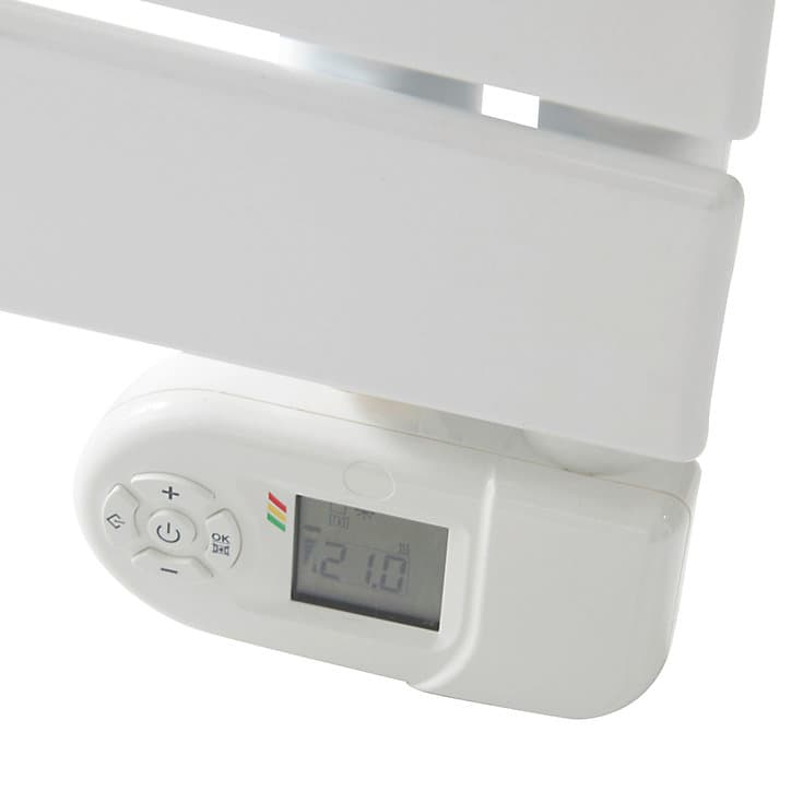Sèche-serviettes électrique à inertie sèche De'Longhi Comtesse blanc 500W