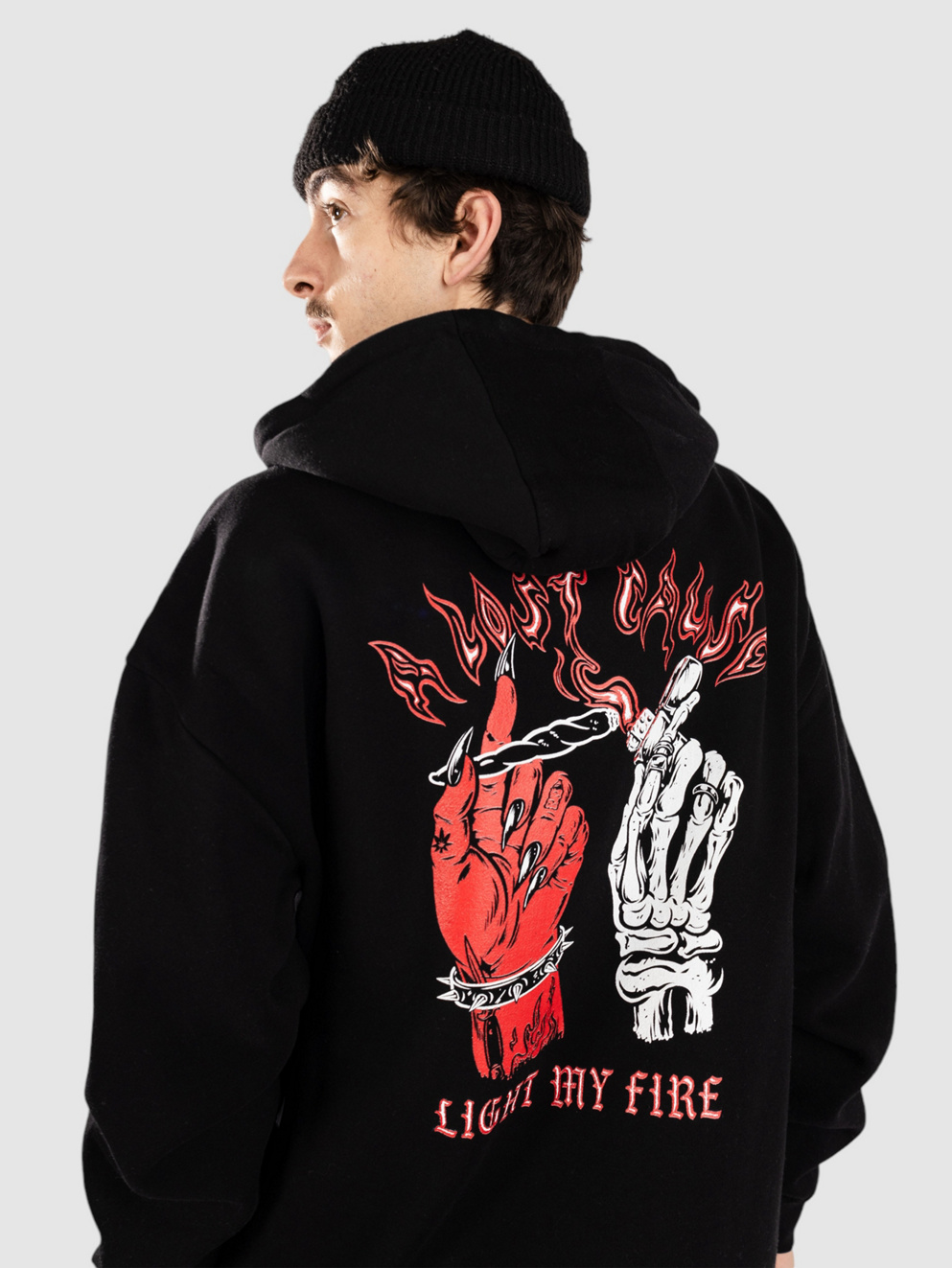 A Lost Cause Light My Fire Hoodie black