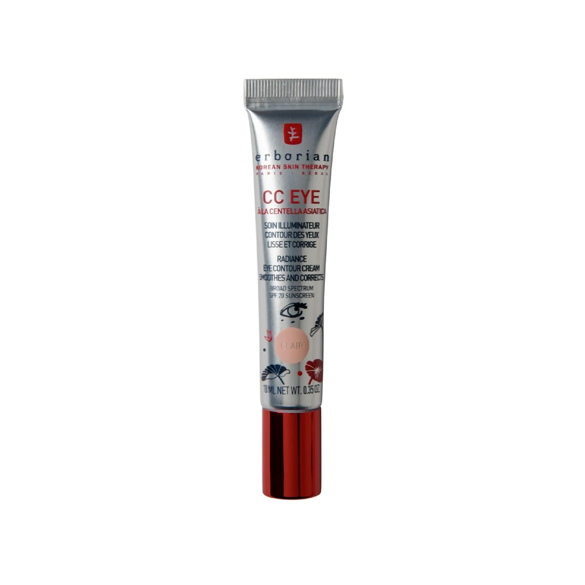 Erborian - CC Eye Soin Illuminateur Contour des Yeux - Lisse & Corrige- BB et CC Crèmes