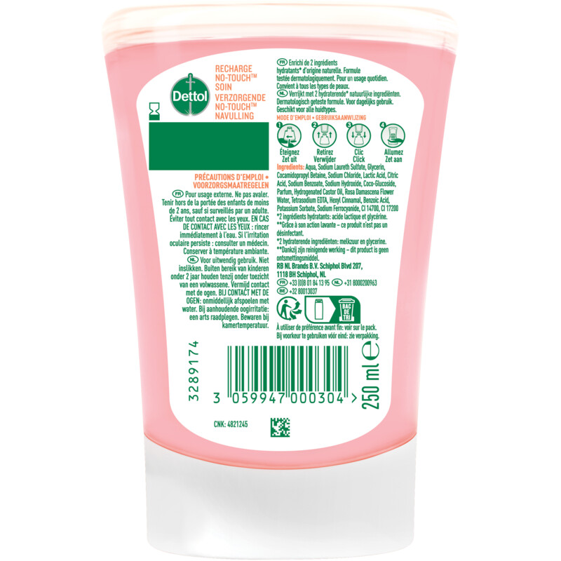 Dettol No-touch rozenwater sheaboter navulling