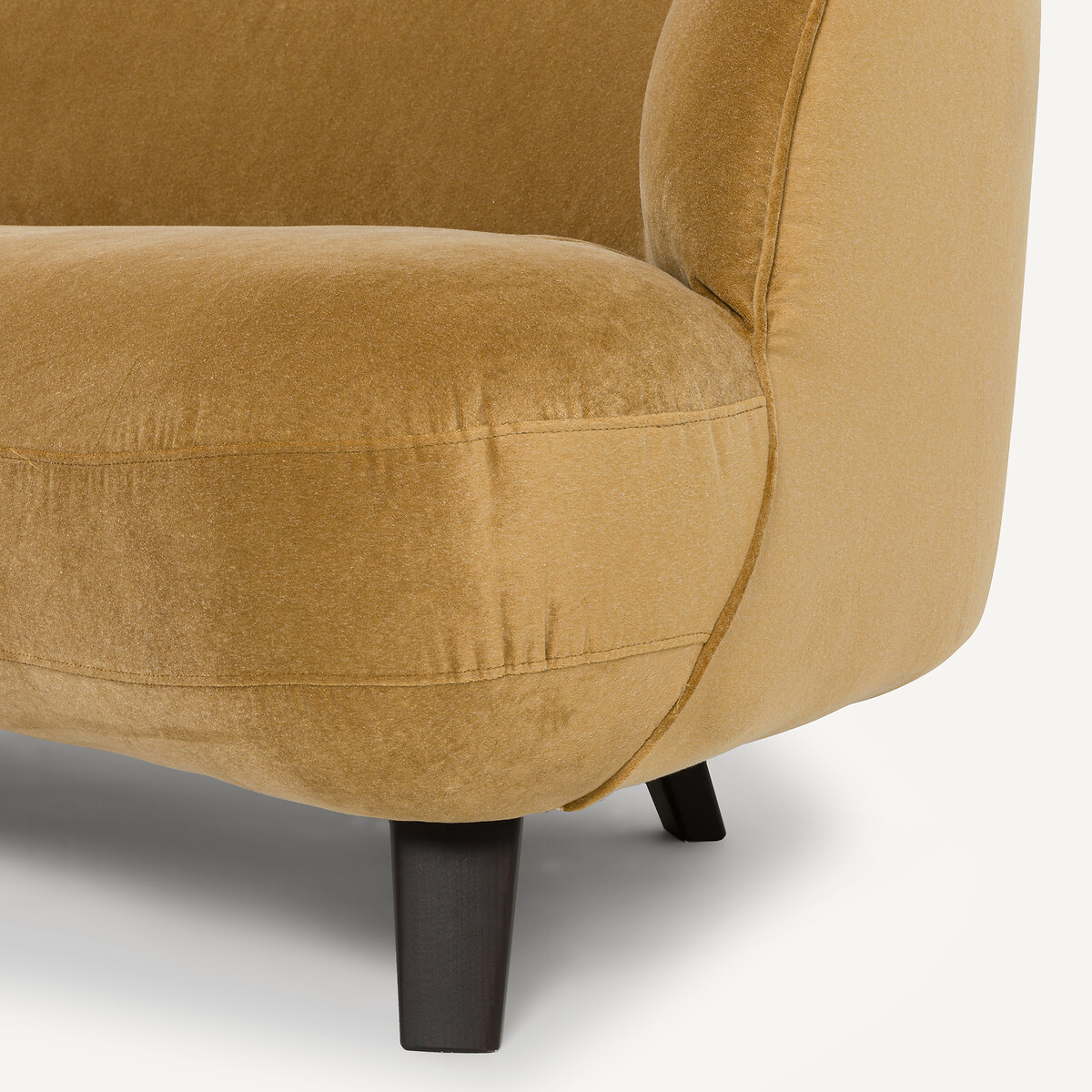 AM.PM<br>Banqueta tamanho XS em veludo de linho, Rosebury