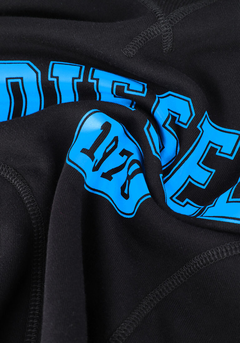 DIESEL zwarte diesel trui smuster over