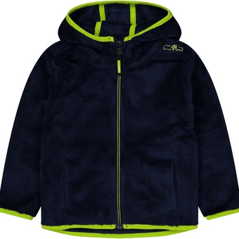 CMP Kids Highloft Fix Hood Fleecejacke B. Blue / Bluestone Kinder