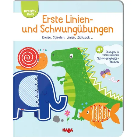 HABA 304644 Kreativ Kids Erste Linien- und Schwungübungen