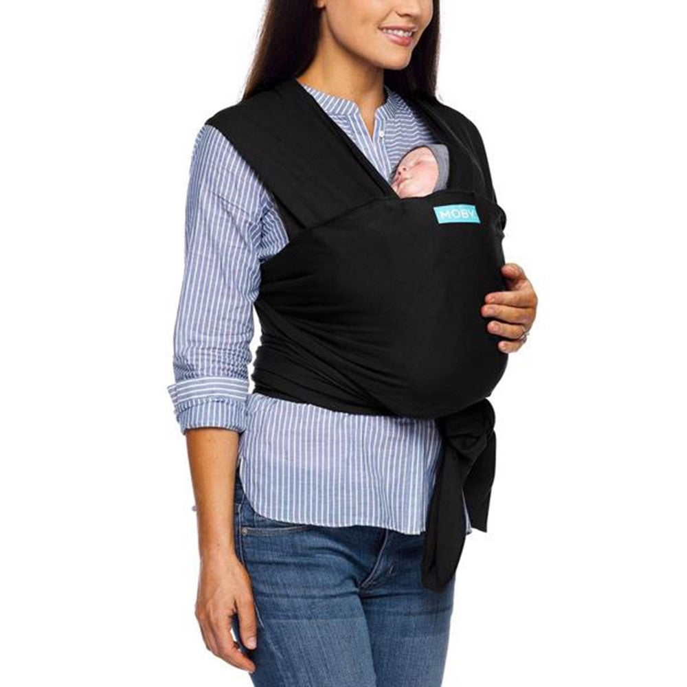 Køb Moby Evolution Wrap - Strækvikle Black | Luksusbaby