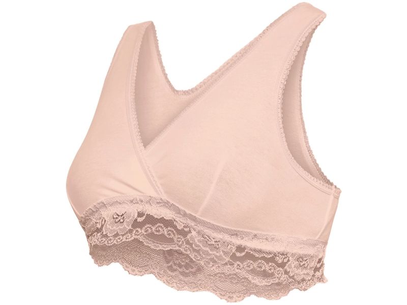 Carriwell Still-BH mit Spitzen Schwarz   Nude, XL Crossover Still-BH