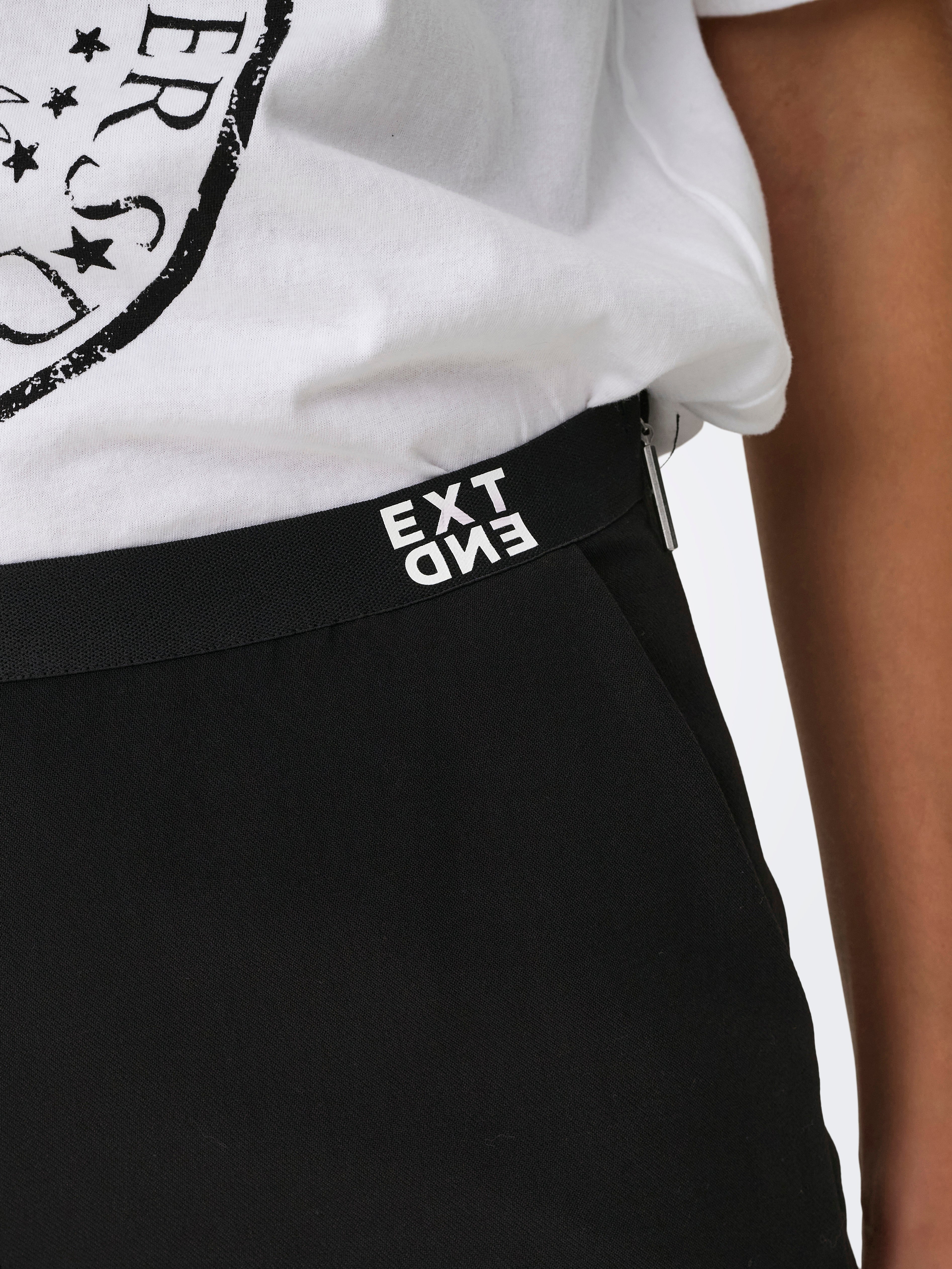 ONLREVA Hohe Taille Ausgestellt Hose Black