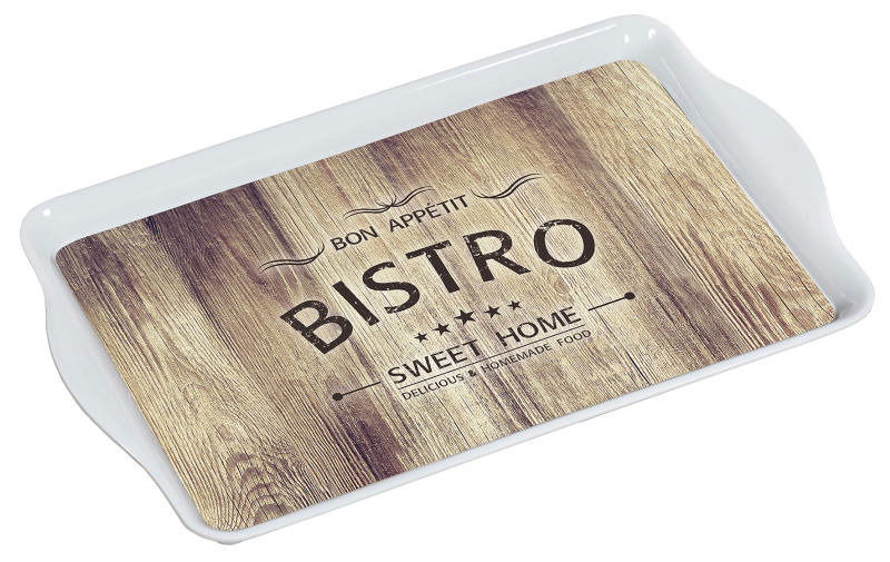 Homeware Serviertablett Motiv: Bistro KESPER