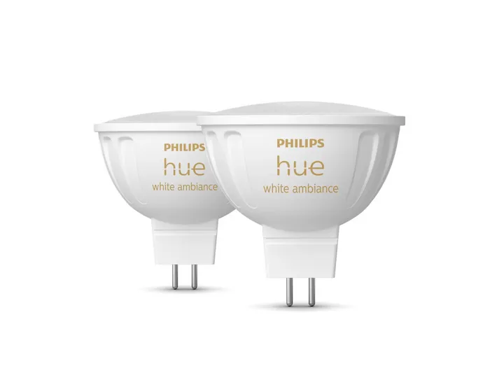 Philips Hue White Ambiance MR16 - GU5.3 pærer - 2-pak
