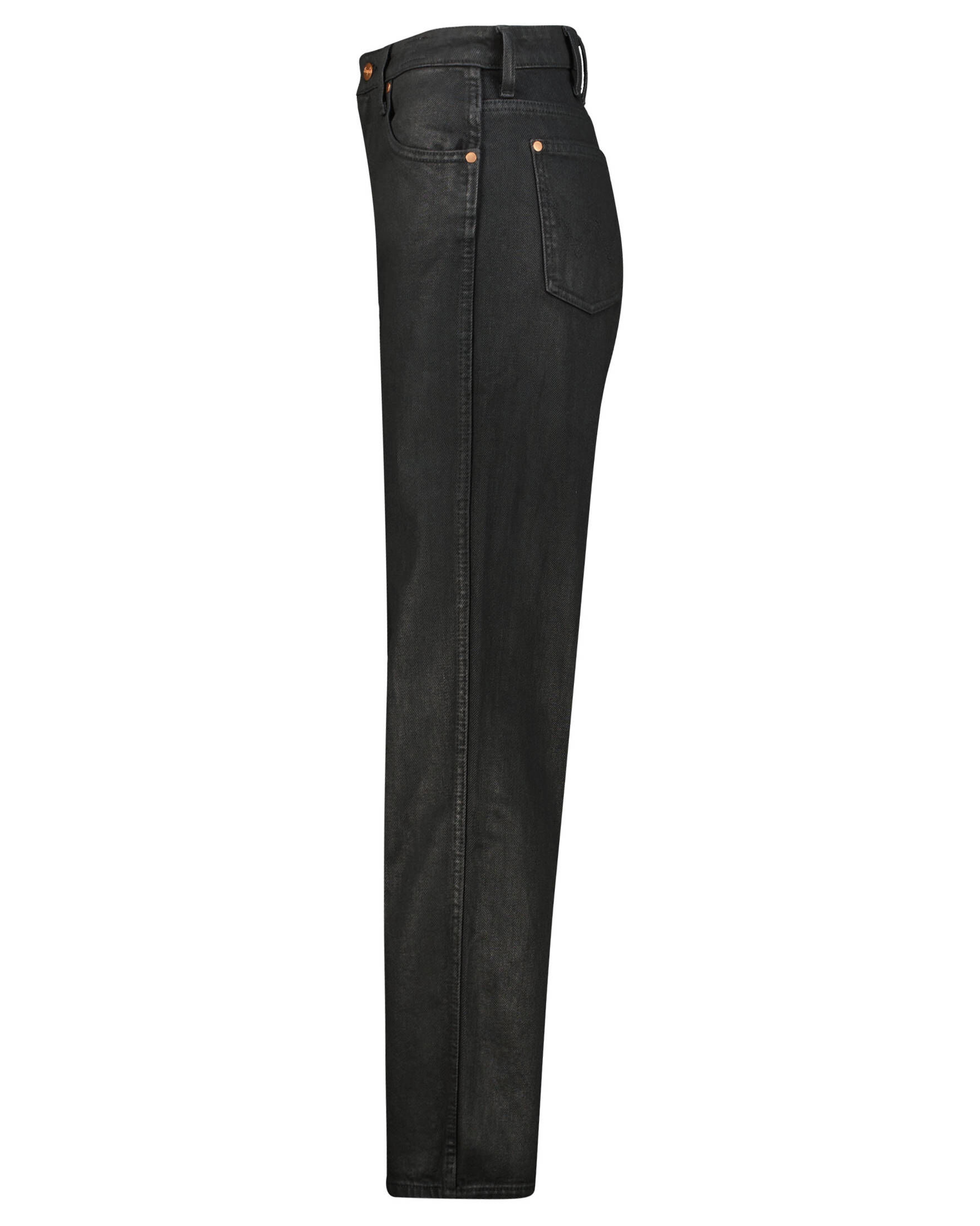 Wrangler| Damen Jeans BARREL COATED BLACK Mom Straight Fit