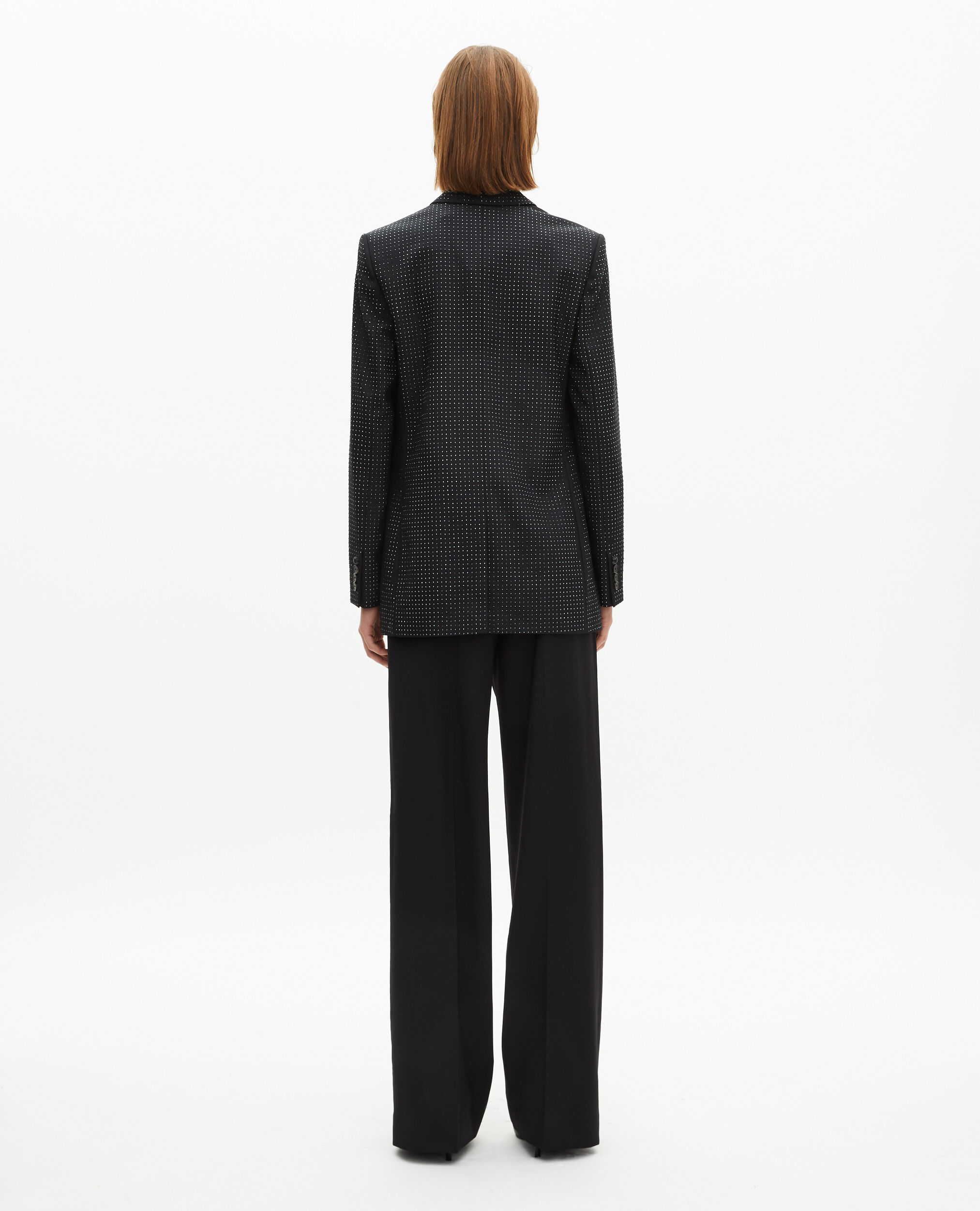 Veste à strass noire