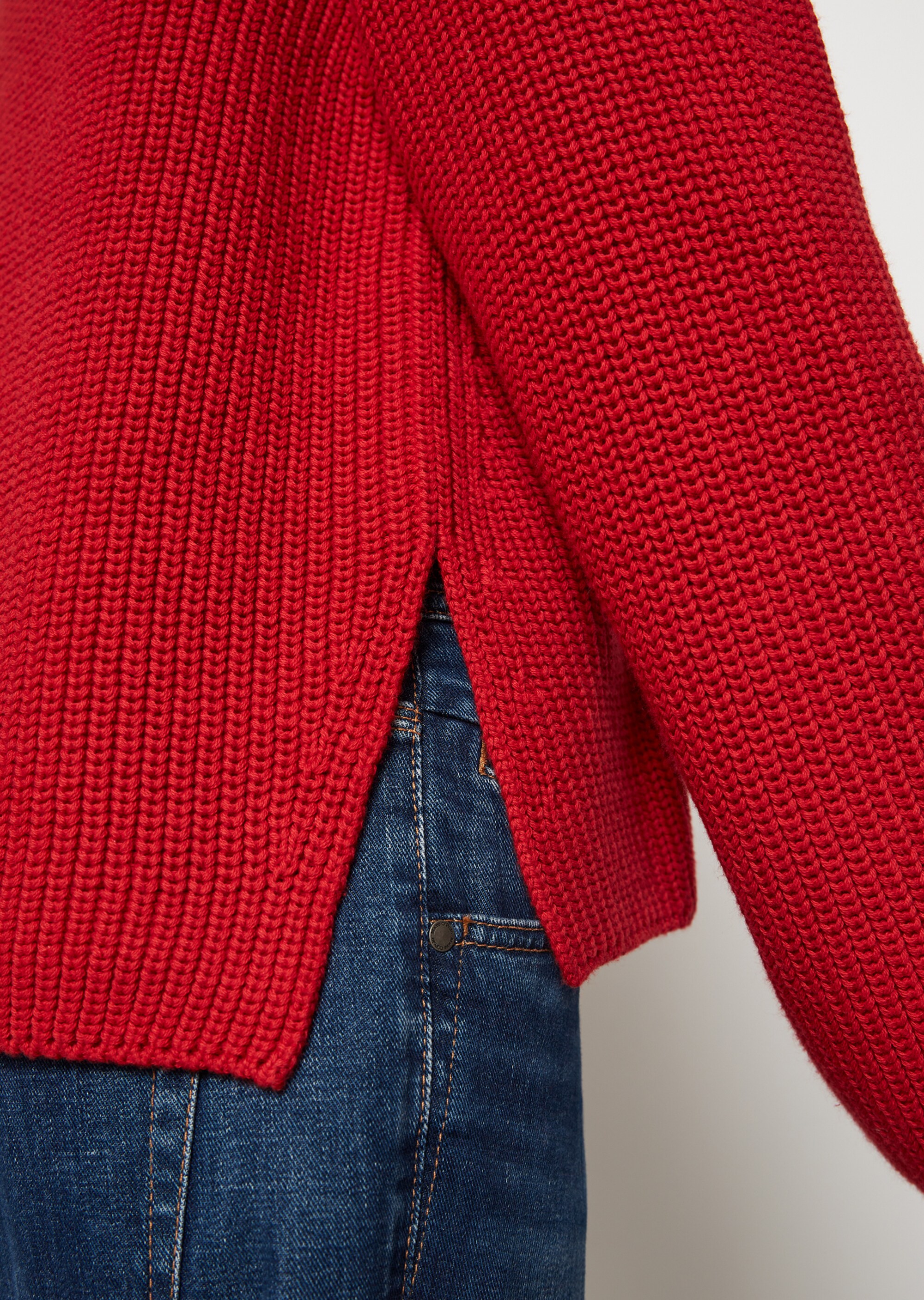 DfC Turtleneck-Strickpullover loose aus Heavy Weight Cotton