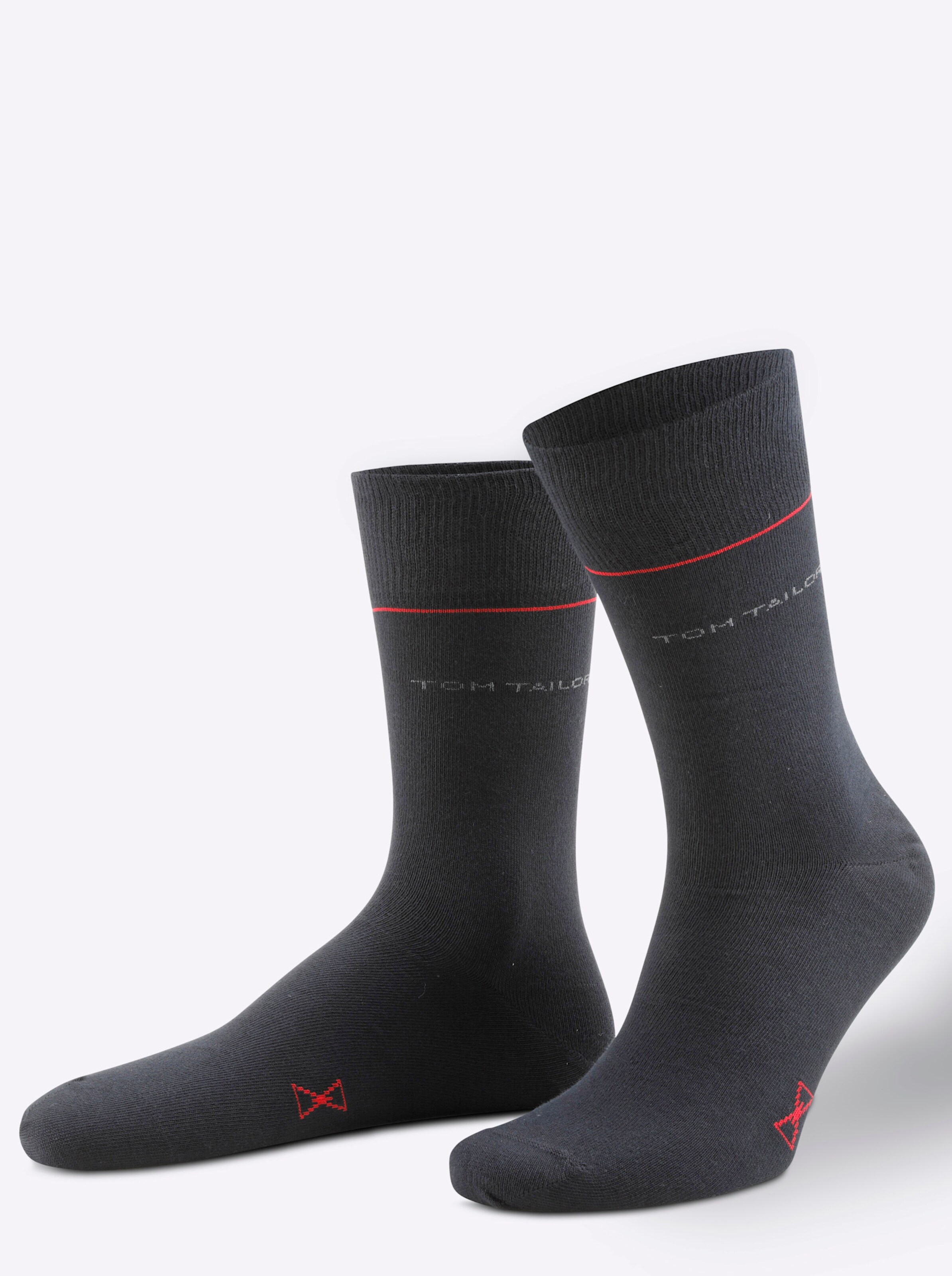 TOM TAILOR Herren-Socken in schwarz-sortiert