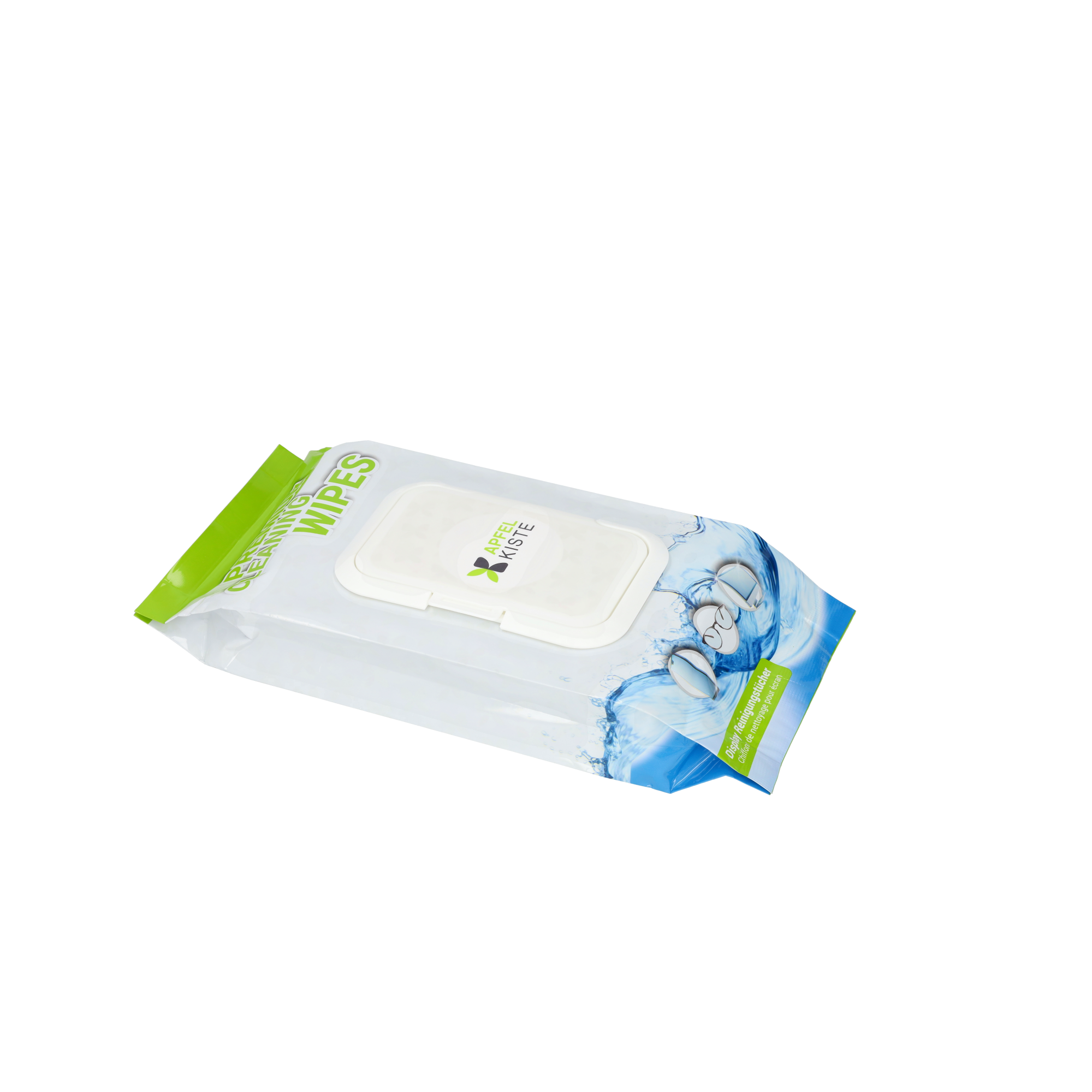(1 Pack à 50 Stk.) Premium Cleaning Wipes Display Reinigungstücher Screen Cleaner Pack mit Mikrofasertuch
