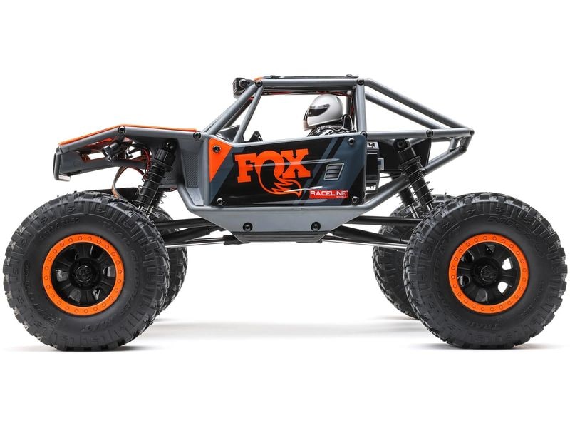 Axial Rock Crawler UTB18 Capra 4WD, Grau 1:18, RTR Unlimited Trail Buggy im RTR Komplettset